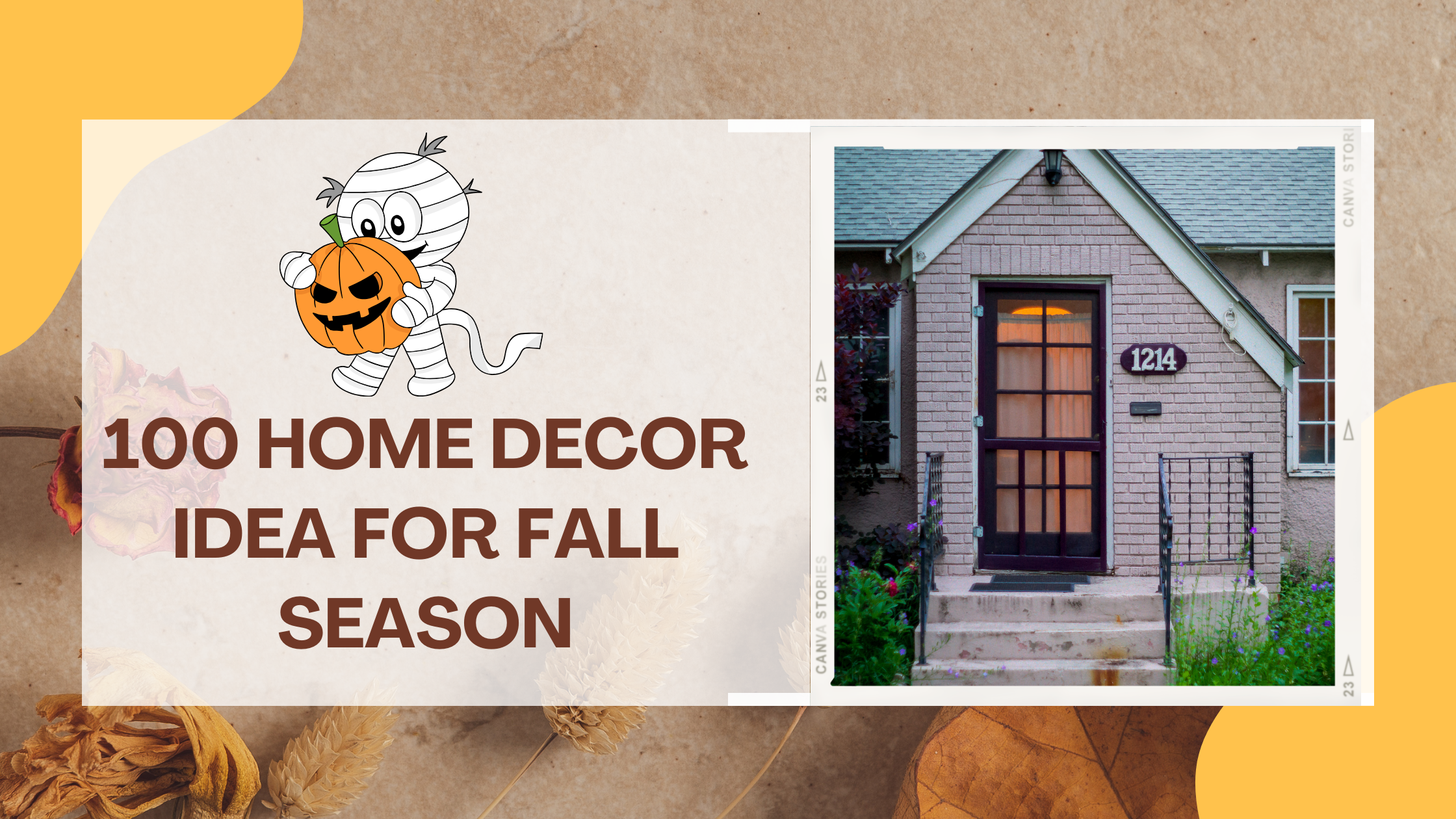 home decor fall season