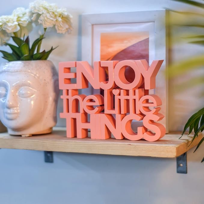Enjoy The Little Things – Pink Table Decor