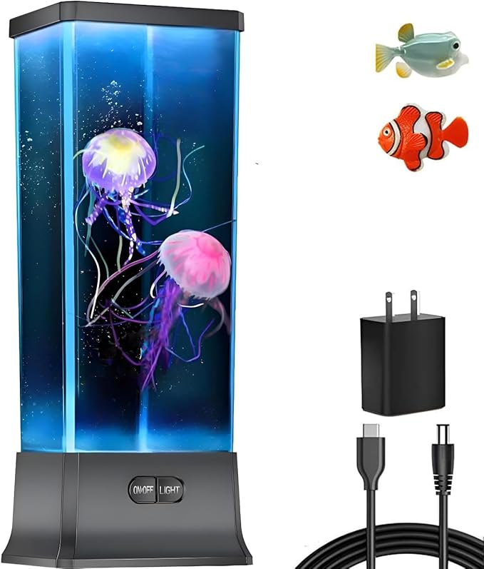Jellyfish Tank Table Lamp