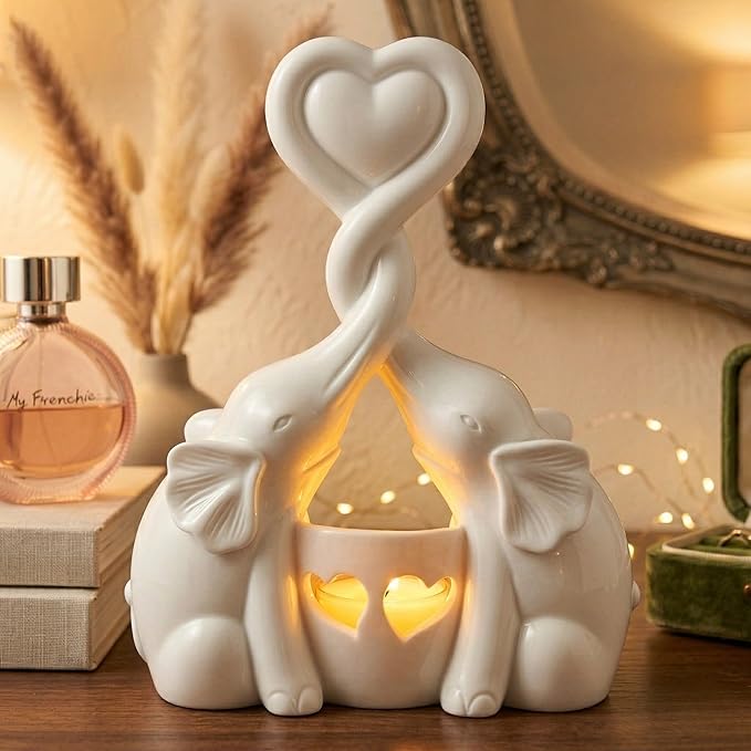Love Candle Holder Statue