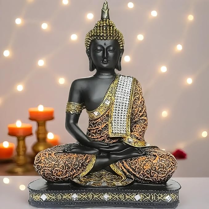 Meditating Sitting Buddha Idol Statue