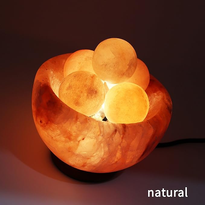 Lamp Bowl with 6 Himalayan Massage Balls