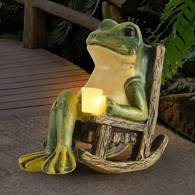 Frog Garden Statue Mom Gifts Home 