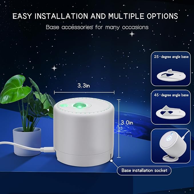 Projector with Timer and Remote Control 