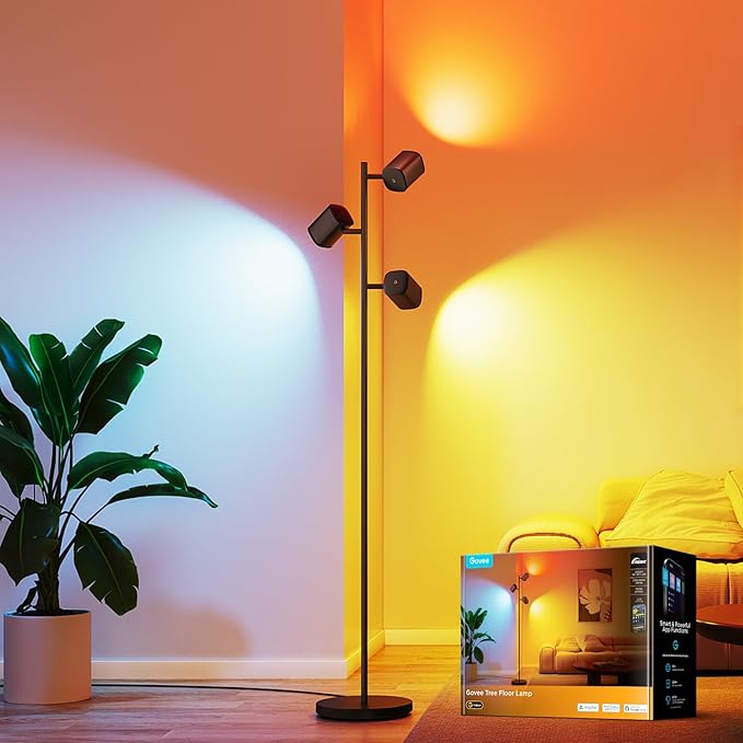 Tree Floor Lamp Compatible with Matter