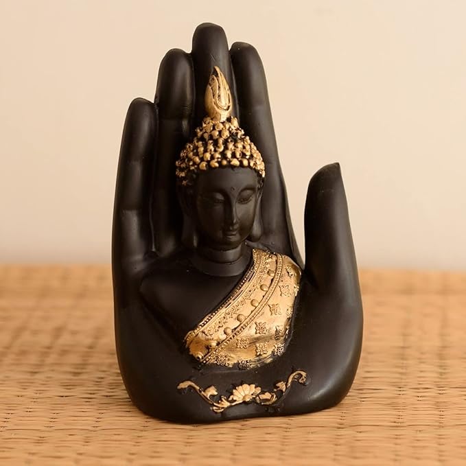 Handcrafted Palm Buddha