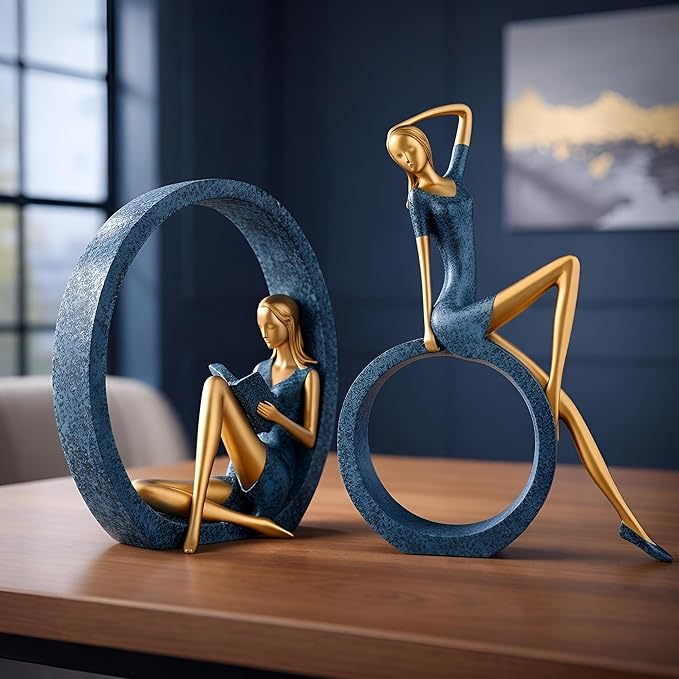  Stylish Resin Girl Sculptures