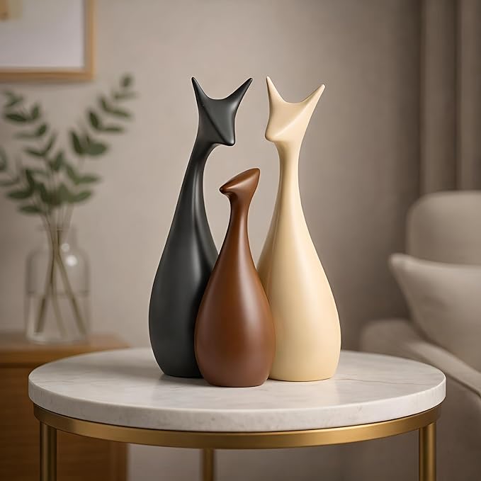 Matte Finish Ceramic Figures