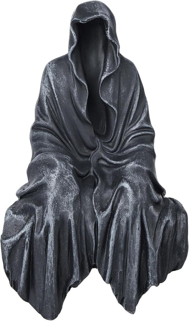 Gothic Decor Sitting Statue