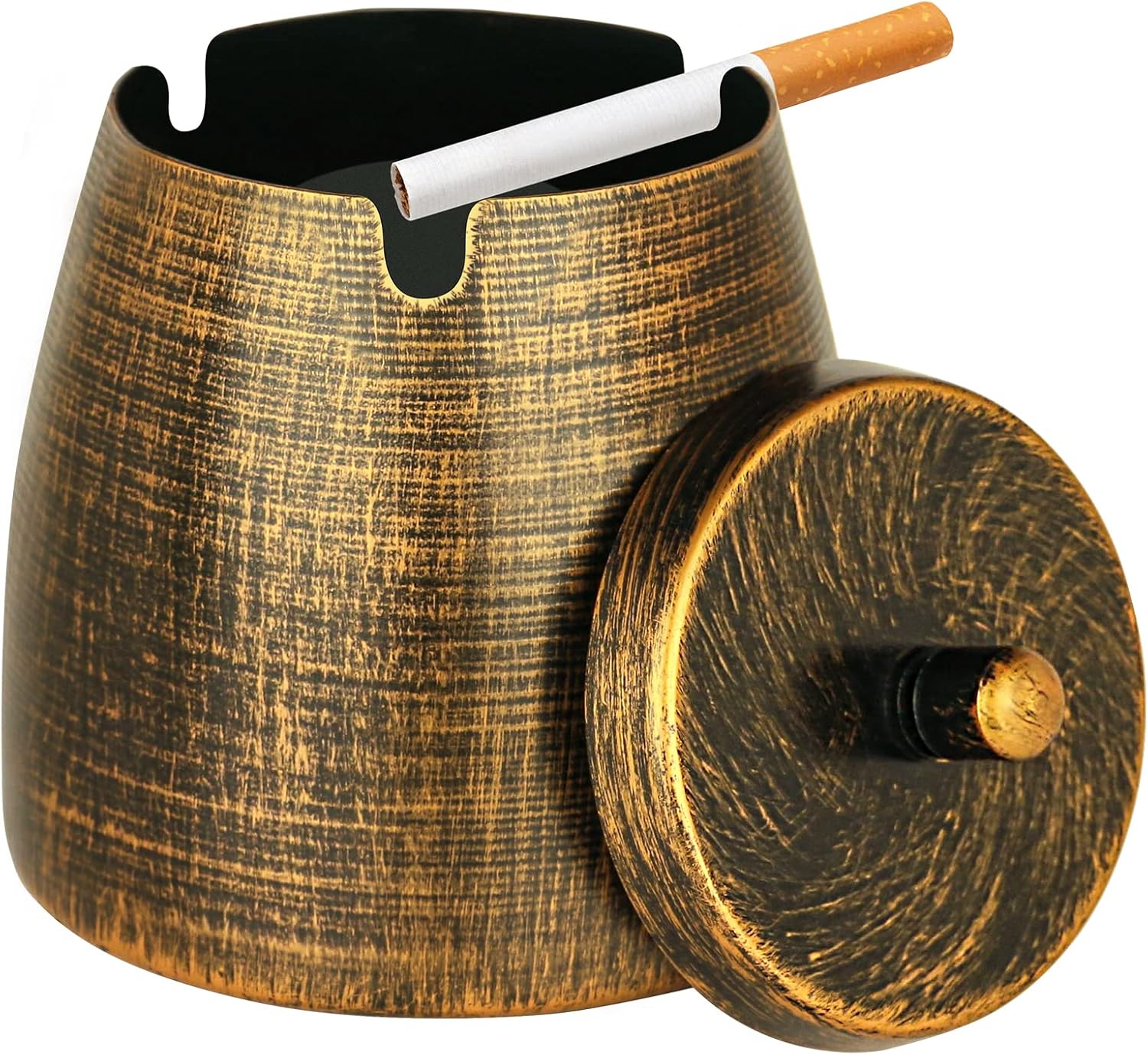 Odorless Ashtray with Lid for Cigarettes