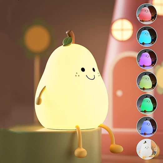  Silicone Pear Night Lamp