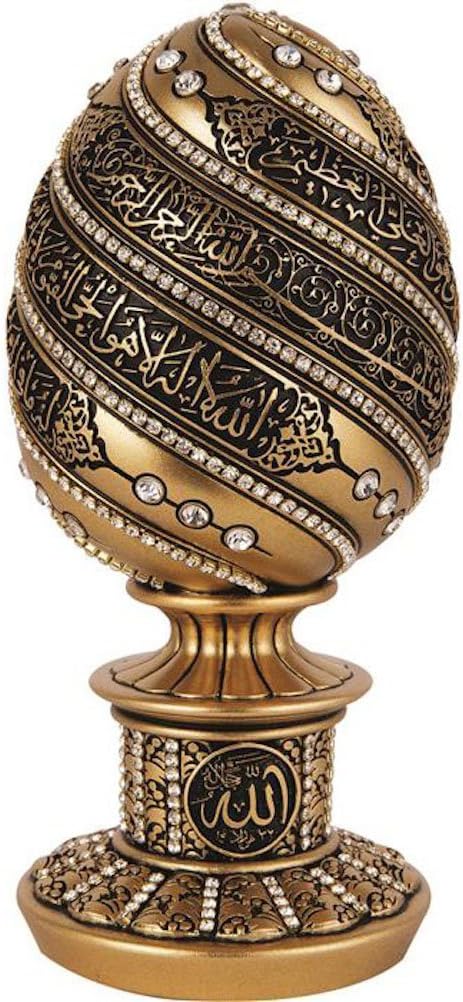 Gold Egg Sculpture Statue