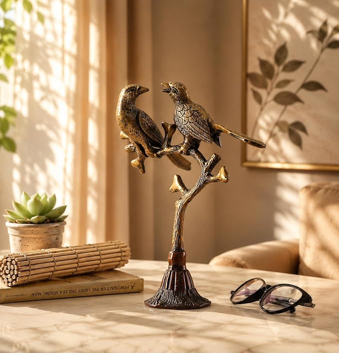 Love Birds on Tree Showpiece 