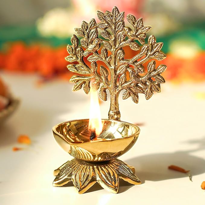  Brass Kalpavriksha Diya