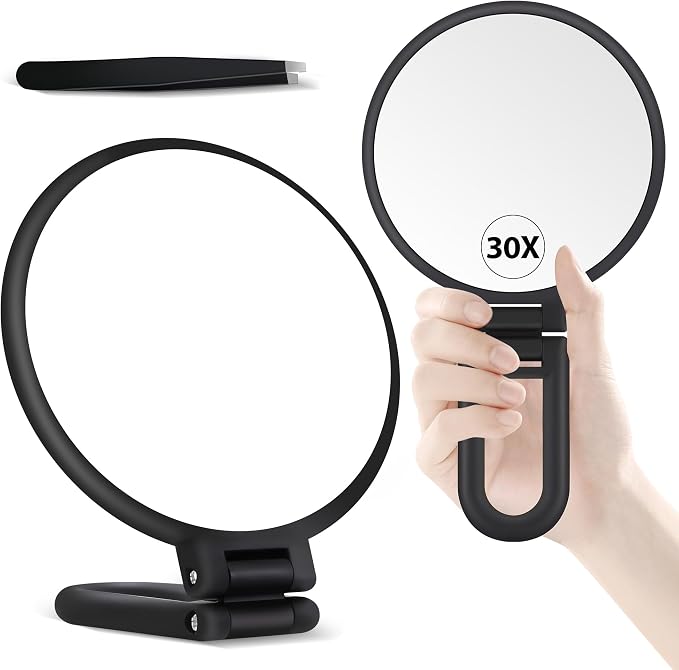  Hand Mirror with Handle