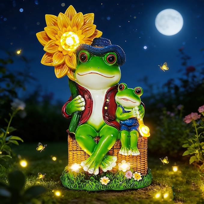 Outdoor Frog Garden Decor