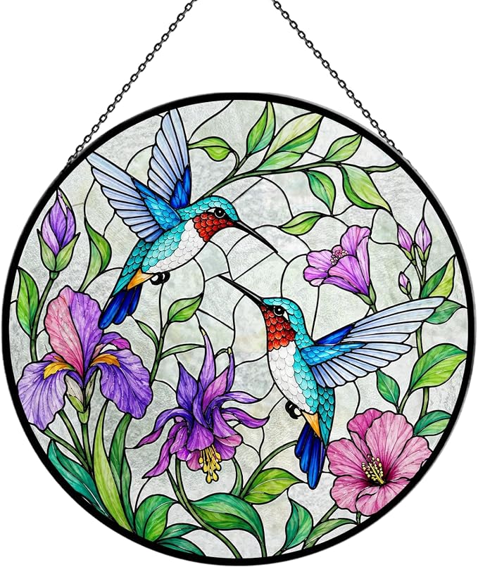 Floral Bird Window Hanging