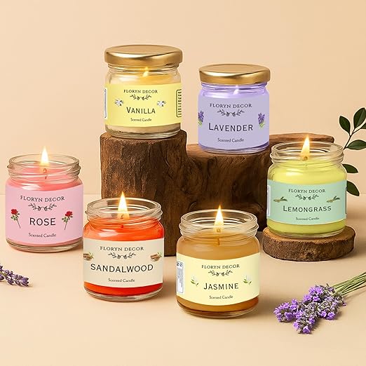 Decor Jar Candles Gift Set