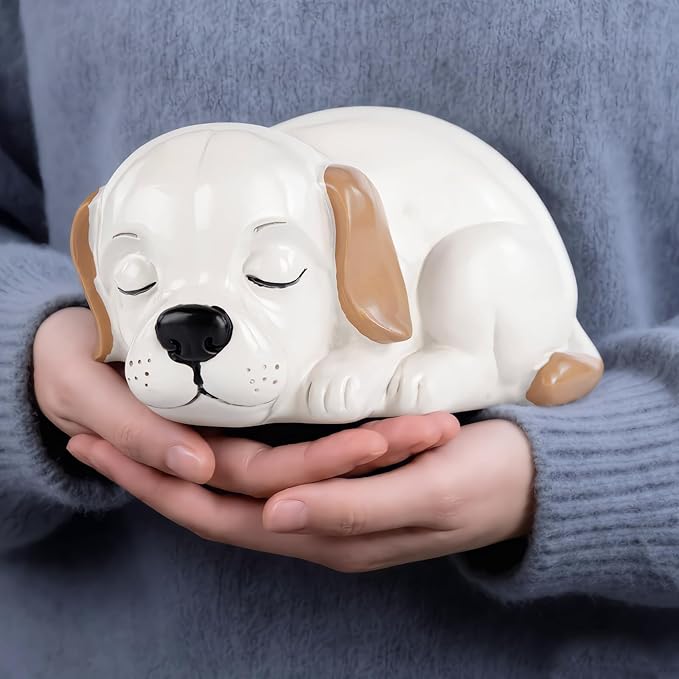 Sleeping Resin Dog 