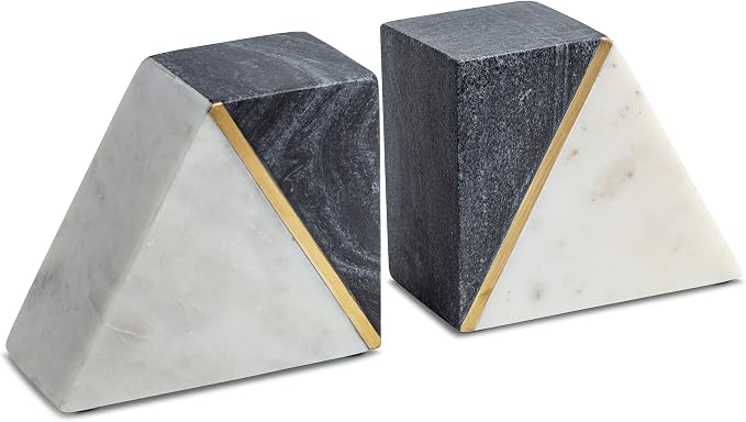 Cork & Mill Marble Bookends 