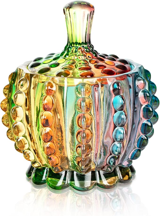  Colorful Embossed Glass 