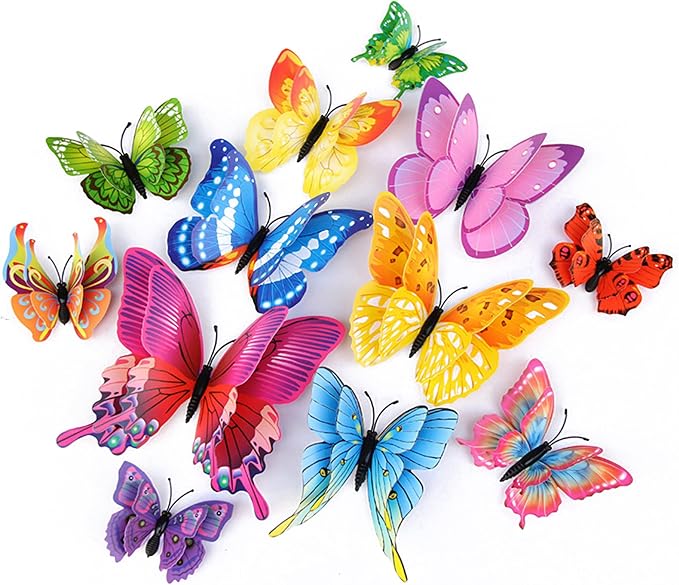 3D Butterfly Wall Decor
