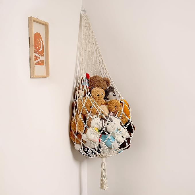 Toy Storage Net for Wall