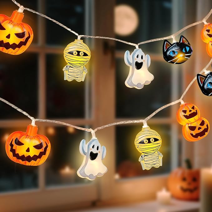 Ghost Cat Lighted Decorations 