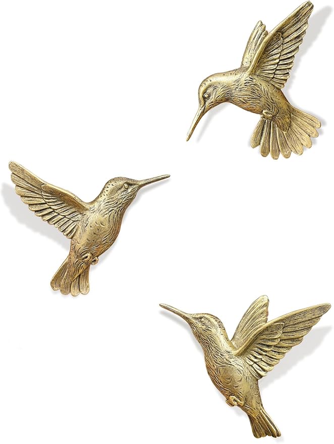 3D Hummingbird Wall Decor