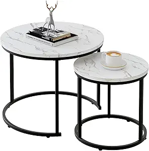 Round Nesting Coffee Table