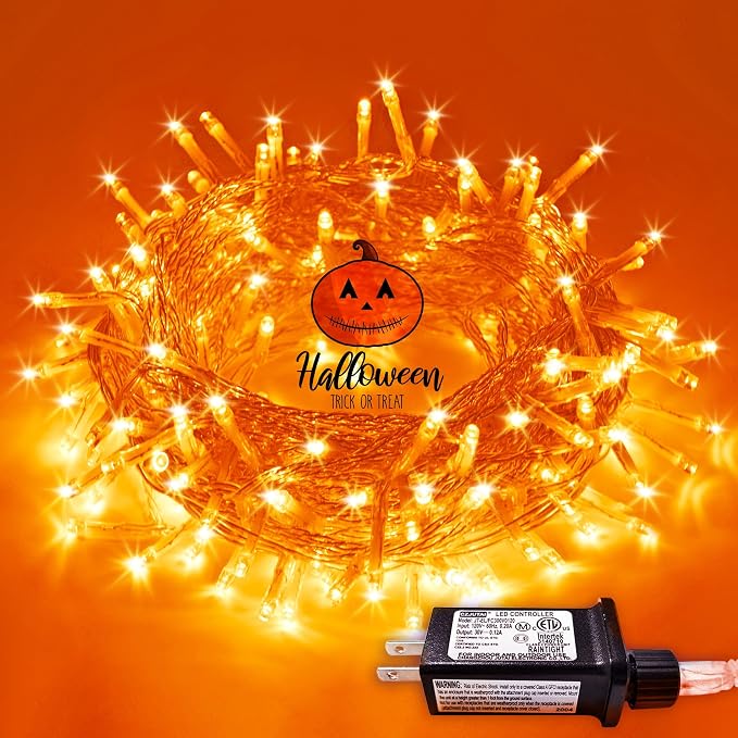 Orange Halloween Lights