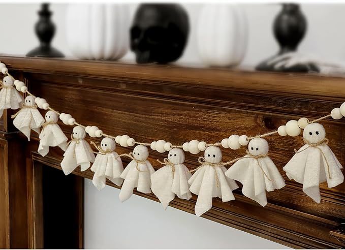 Ghost Halloween Party Banner