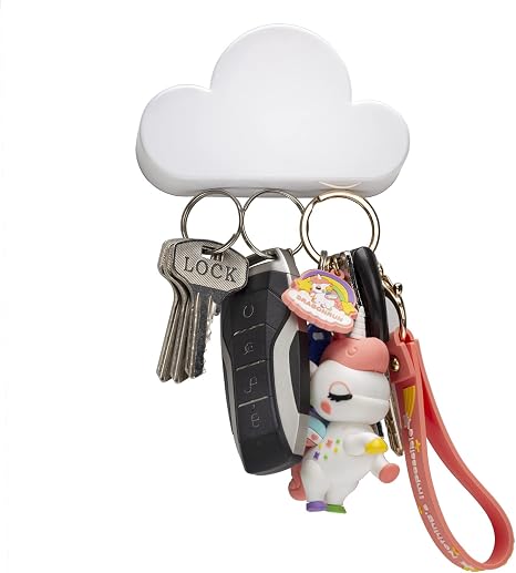 White Cloud Magnetic Wall Key Holder