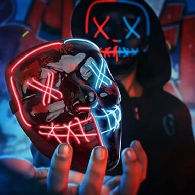 Costumes glow purge Masks