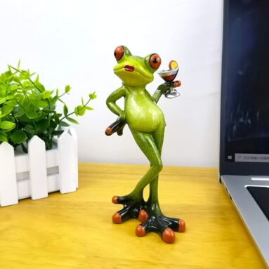 Funny Creative Craft Resin Frog