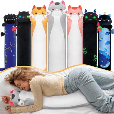 Cat Plush Kids Body Pillow