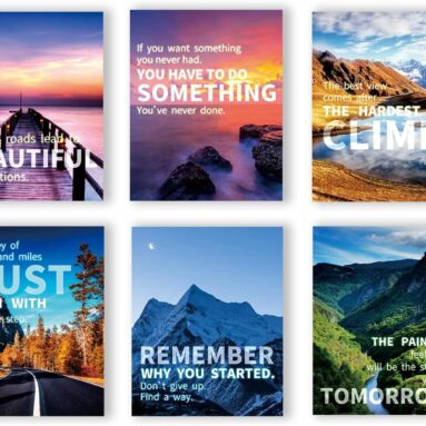 Motivational Wall Art Decoration Painting