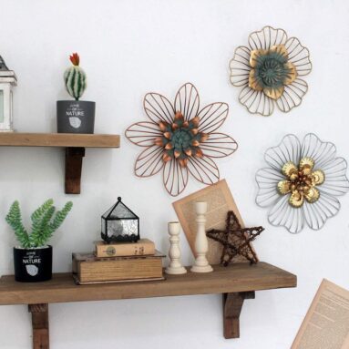 Metal Floral Wall Decor