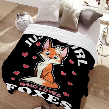 Super Soft Flannel Fox Blankets